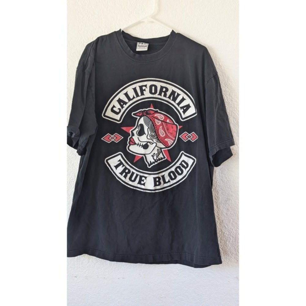 Pro Cali California True Blood‎ Skull Graphic T-Shirt 2XL-Tall Vintage